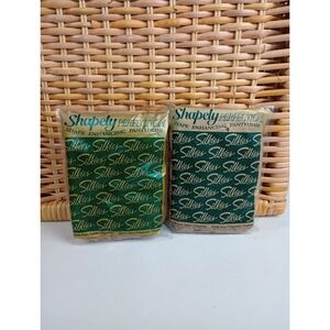 VTG‎ SILKIES Shape Enhancing Shapely Perfection PANTYHOSE Large Nude 2 Packs